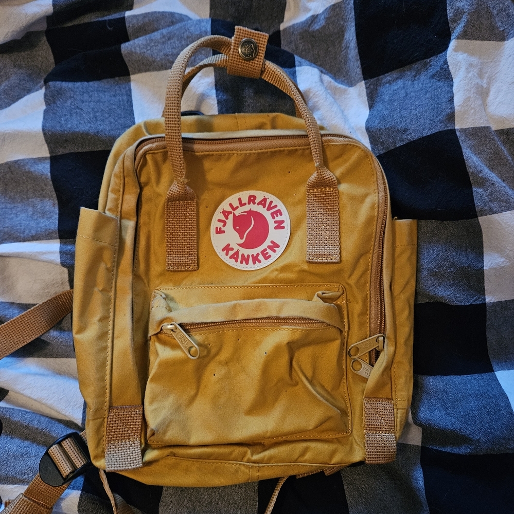 Kanken Mini Backpack Yellow